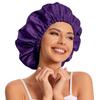 Amazon Best-Seller Transfronterizo Extra Grande Doble Capa para Mujer Hogar Comercio Exterior Pañuelo para la Cabeza Cuidado del Cabello Postparto Sombrero Redondo Gorro de Noche de Satén