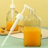 Botella de azúcar de vidrio cuantificador para tienda de té con leche botella de azúcar de presión manual extractor 8cc fructosa cuantitativa plástico