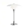Lámpara de mesa vintage de cristal PH de diseñador danés, arte nórdico, adecuada para sala de estar, estudio, dormitorio, decoración de mesita de noche, regulable