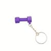 Série de equipamentos de fitness Haltere de PVC 12 kg Chaveiro de animação DIY de borracha Pequenos presentes criativos