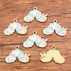 Múltiples Dijes de Aleación para Manualidades Chapado en Oro KC Animales Esmaltados Caballo Hormiga Oruga Insecto Caracol Colgantes Accesorios