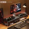 Sala de E-Sports Computador de Mesa Suporte Elevado Monitor Suporte Elevado Prateleira de Armazenamento Organizador de Mesa Suporte Suporte de Resfriamento