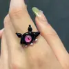 Lindo Monstruo Pequeño 2024 Anillo Nuevo Dopamina Pareja Anillo para Novia Regalo para Niños Anillo de Dibujos Animados