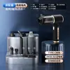 Aspirador de Carro Sem Fio com Descarte de Pó de Um Botão, Máquina Portátil Recarregável All-In-One de Sucção e Sopro, Limpador Multifuncional Portátil para Interior de Carro