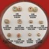 Contas Soltas Banhadas a Ouro Antigo Acessórios DIY Contas de Cordão para Pulseira Incrustadas com Zircônia Contas Espaçadoras Vazadas Acessórios DIY Enfeites de Contas