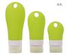 Frascos de Viagem de Silicone Mais Vendidos no Exterior com Fivela de Pendurar Tipo Furo, Personalizáveis e Fornecidos Diretamente da Fábrica para Reembalagem