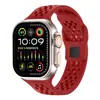 Salida de Fábrica Adecuado para Agujero de Correa de Apple Malla Transpirable Correa de Silicona Hebilla Inversa Correa Monocromática iwatch