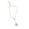 Collar con colgante de mariposa para mujer, diseño de nicho, estilo frío, cadena de clavícula para mujer, moda japonesa y coreana, simple y elegante.