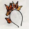 Aro de Cabelo Borboleta Quente da Amazon Europeu e Americano Noiva Halloween Festa de Despedida de Solteira Aro de Cabelo Estilo Borboleta Atacado