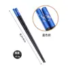 Palillos de Aleación PPS Zhubao, Resistentes a Altas Temperaturas, para el Hogar, Saludables, Ecológicos, Portátiles, Regalo de Vacaciones