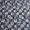 Tecido em Chiffon Franzido com Estampa Floral 85g em Estoque para Vestidos, Blusas, Camisolas Femininas e Roupas Infantis
