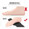 Almohadillas de Velcro Ajustables para Pie Caído, Soporte Interno y Externo, Media Plantilla de Esponja Elástica