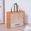 Sacolas personalizadas de TNT com impressão de logo, bolsas de mão, sacolas de compras, sacolas ecológicas promocionais com impressão personalizada, publicidade personalizada