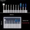 Cabeça de Polimento para Nail Art Conjunto de Aço Tungstênio Revestido de Titânio Cabeça de Lixadeira Remoção de Cutícula Conjunto de Ferramentas de Polimento Conjunto de Ferramentas para Nail Art