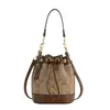 Elegante Bolso de Mano Vintage para Mujer 2026 Nuevo de Moda Floral Tipo Cubo Estampado Versátil Bolso de Hombro Cruzado