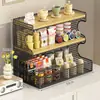 Estante de Almacenamiento y Organización para Escritorio de Snacks Estante de Almacenamiento de Especias para Cocina Mesa de Comedor Encimera Aparador Estante para Vasos de Agua