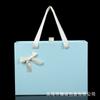 Estuche de regalo rectangular portátil de papel Kraft con diseño de lápiz labial de color sólido y perfume tipo cartera con cajón para los ojos.