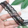 Encaje Accesorios Pijama DIY Sexy Perla Ropa Interior Cortina Almohada Accesorios Hecho a Mano Cuentas Blanco y Negro Color Sólido