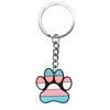 Lindo colgante con forma de pata de perro de dibujos animados, llavero decorativo para bolso, accesorios para llaves DIY, joyería pequeña al por mayor