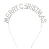 Europeu e Americano Nova Moda Tiara de Letras Acessórios de Cabelo Feliz Natal Enfeite de Cabeça de Natal Fantasia Em Estoque
