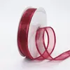 Cinta de Malla Dexin al por Mayor de 2.5 CM de Ancho para Accesorios del Cabello Material de Bricolaje Cinta de Hilo de Nieve Decorativa Ramo de Cinta de Gasa