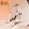 Tubo de Brillo de Labios Bicolor Popular Transfronterizo 1.5ml*2, Material de Copa Redonda Recta Antiadherente, Tubo Vacío de Brillo de Labios de Doble Efecto de Larga Duración al por Mayor