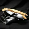 Personalizado, Kaiya Moda Ecológica Óculos de Sol Polarizados com Haste de Bambu Moso Personalizados Óculos de Sol Retrô com Haste de Bambu e Tachas de Arroz Tinta
