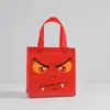 Bolsas de regalo de Halloween no tejidas del fabricante, bolsitas exquisitas con forma de calabaza, en stock, bolsas de Halloween impermeables laminadas para dulces
