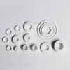 Junta pequeña de PTFE Junta de teflón Almohadilla de brida de PTFE Anillo de retención de PTFE PTFE PTFE Piezas de PTFE