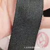 Suministro de fábrica 900D2.5CM correa lisa negra 2.cm correa portátil de cuentas, correa para equipaje