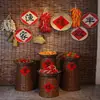 Cestas de Bambú para Restaurantes, Cestas de Bambú para Tiendas Especializadas en Verduras, Productos Agrícolas e Ingredientes para Ferias Comerciales, Cestas de Bambú, Recogedores de Bambú