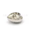 Botones Metálicos de Malla con Forma de Corazón Cosidos a Mano de 18/22 mm de Aleación de Zinc con Base Alta para Trajes y Abrigos Botones con Forma de Corazón