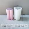 Molde para vela de aromaterapia tipo pétalo DIY trébol de cuatro hojas columnar geométrico jabón hecho a mano yeso Piedra de Incienso herramienta de lijado de silicona
