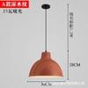 Luminária Pendente de Restaurante com Grão de Madeira em Estilo Chinês para Balcões de Bar, Cafés, Lojas de Roupas e Lojas Comerciais, Luminária Pendente LED em Estilo Novo Chinês