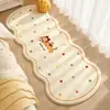 2026 Nueva Alfombra de Cachemira Sintética Alfombrilla de Mesita de Noche para Dormitorio Felpudo Engrosado Almohadilla de Mesita de Noche Manta de Sala de Estar de Alta Calidad para Mesa de Café