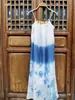 Falda Característica Dali, Vestido Suspendido Dulce Estilo Étnico Hecho a Mano, Nuevo Casual de Verano Teñido Anudado en la Cintura y Otros