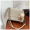 Bolso de Hombro Retro con Cadena para Mujer 2026 Otoño e Invierno Nueva Moda Versátil para el Trabajo Bolso Sobre de Gran Capacidad Bolso Cruzado de Moda