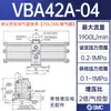 Válvula Booster Pneumática SMC Vba10A-02/Vba20A-03/Vba40A-04Gn Válvula Booster de Pressão de Ar Gás