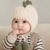 Touca de Bebê Outono Inverno Touca de Tricô Fofa Super Adorável Bebê Aconchegante Quentinha para Recém-Nascidos e Crianças Pequenas ao Ar Livre Proteção de Orelha à Prova de Vento