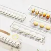 Caixa de Armazenamento Transparente de Múltiplas Camadas para Dumplings para Cozinha Doméstica, Caixa de Armazenamento Portátil de Plástico para Freezer para Dumplings