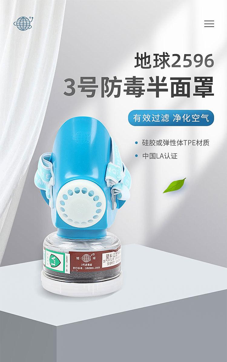 地球2596-1款防毒口罩
