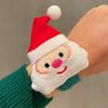 Navidad círculo pop pequeño regalo decoración mayoreo pulsera de asta de felpa regalo navideño niños círculo de aplausos mujeres