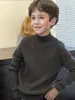 Suéteres de Clase A para Niños y Niñas de Otoño e Invierno, Prendas de Punto Básicas, Suéteres Suaves de Lana Estilo Coreano para Bebés y Niños Pequeños