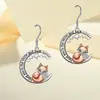 Nuevos Pendientes de Zorro Animal Creativo Personalidad Linda Moda Joker Exquisitos Pendientes de Regalo Conmemorativo