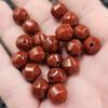 Ágata Roja del Sur Lulutong Jade Cuentas Dispersas Calcedonia Roja Caqui Cuentas de Barril Accesorios para Pulsera Collar Cuentas Hechas a Mano