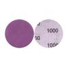 Lixa Roxo com Dorso de Veludo 2 polegadas Lixa Autoadesiva para Remoção de Ferrugem em Metal, Polimento, Lixa para Flockagem, Disco de Polimento, Papel Abrasivo