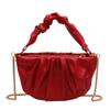 Small Bag Women's Bag 2023 Nova Bolsa de Ombro Plissada Design de Nicho All-match Coreano Nuvens Moda Crossbody Bolsa Feminina