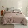 Funda de almohada de color liso Tencel LF Lenzing de 100 unidades, sábana bajera individual, sábana encimera, funda nórdica de Lyocell sedosa fresca para verano