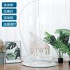Silla Colgante de Swing con Borlas Populares de Internet, Cesta Colgante Tejida para el Hogar en Interiores, Silla de Mimbre, Balcón, Estilo Nórdico, Silla Mecedora Perezosa