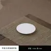 Posavasos de Porcelana Blanca Soporte para Taza de Té de Jade Grasa de Oveja Portavasos de Té Antiescaldante Esterilla de Té Aislante Térmico Taza y Platillo de Cerámica Soporte para Taza Plato Pequeño de Acuarela